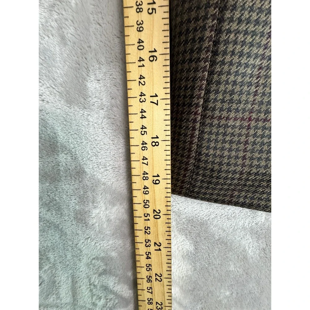 Vintage Corbin LTD Mens Houndstooth Blazer Jacket‎ 2 Button Professional